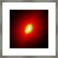 Red Sun After Eclipse Framed Print