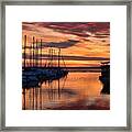 Red  Sunrise Framed Print