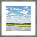 Reflected Clouds - 01 Framed Print