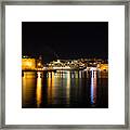 Reflecting On Malta - Cruising Out Of Valletta Grand Harbour Framed Print