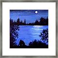 Reflection By The Water Framed Print