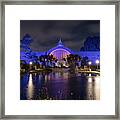 Reflection In The Lily Pond Framed Print