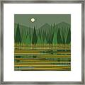 Reflection On A Mountain Pond Framed Print