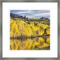 Reflection With Ophir Needles I Framed Print