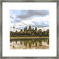 Reflections Angkor Wat Panorama Framed Print