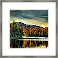 Reflections Of Autumn On West Lake Framed Print
