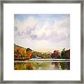 Reflections Of Fall Framed Print