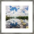 Reflections Of Minneapolis Framed Print