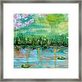 Reflections Of Spring Framed Print