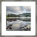 Reflections On Reflection Lake 4 Framed Print