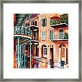 Reflections On St Peter Street Framed Print