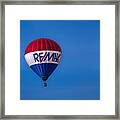 Remax Hot Air Balloon Framed Print