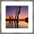Renmark South Australia Sunset Framed Print