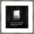 Republics And Monarchies Framed Print