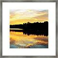 Reservoir Sunset 1 Framed Print