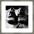 Retired Old Shoes Framed Print