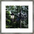Retro Chic Streetlamps - Old World Charm With A Modern Twist Framed Print