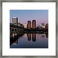 Richmond's Purple Reflection Framed Print