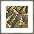 Ridges Of Light Framed Print