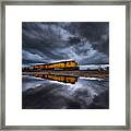 Riding The Storm Out Framed Print