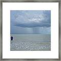 Riding The Storm Out Framed Print