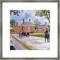 Riding To The Palace Framed Print