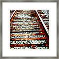 Right Side Of The Tracks Framed Print