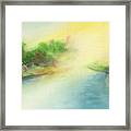 River Morning Framed Print