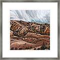 River Mural Autumn Panorama Framed Print