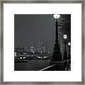 River Thames Embankment, London 2 Framed Print