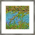 Riverbank Flora Framed Print