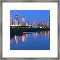 Riverside View Of Indianapolis Framed Print
