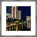 Riverwalk Park In Fort Lauderdale Fl Framed Print
