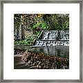 Riverwalk Waterfall Framed Print