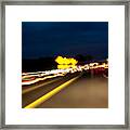 Road At Night 1 Framed Print