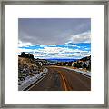 Road To Blue Skys Framed Print