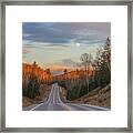 Road To The Moon Framed Print
