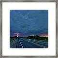 Road To The Storm Framed Print