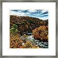 Roanoke River Blue Ridge Parkway Framed Print