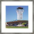Robert Mueller Municipal Airport And Control Tower, Austin, Texas Framed Print