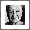 Robin Williams Reflections Framed Print
