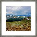 Rock Cut Overlook From Trail Ridge Road, Rocky Mountain National Park, Colorado Framed Print