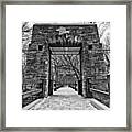 Rock Wood Steel Framed Print