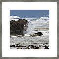 Rocks And Water Framed Print