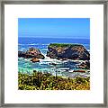 Rocky California Coast 006 Framed Print