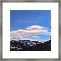 Rocky Mountain Evening View Framed Print