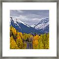 Rocky Mountain Hwy Framed Print