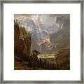 Rocky Mountains, Lander's Peak Framed Print