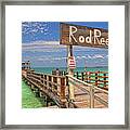 Rod And Reel Pier Anna Maria Island Framed Print