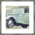 Rolls-royce Phantom 1 - Luxury Car - 1925 - Automotive Art - Car Posters Framed Print